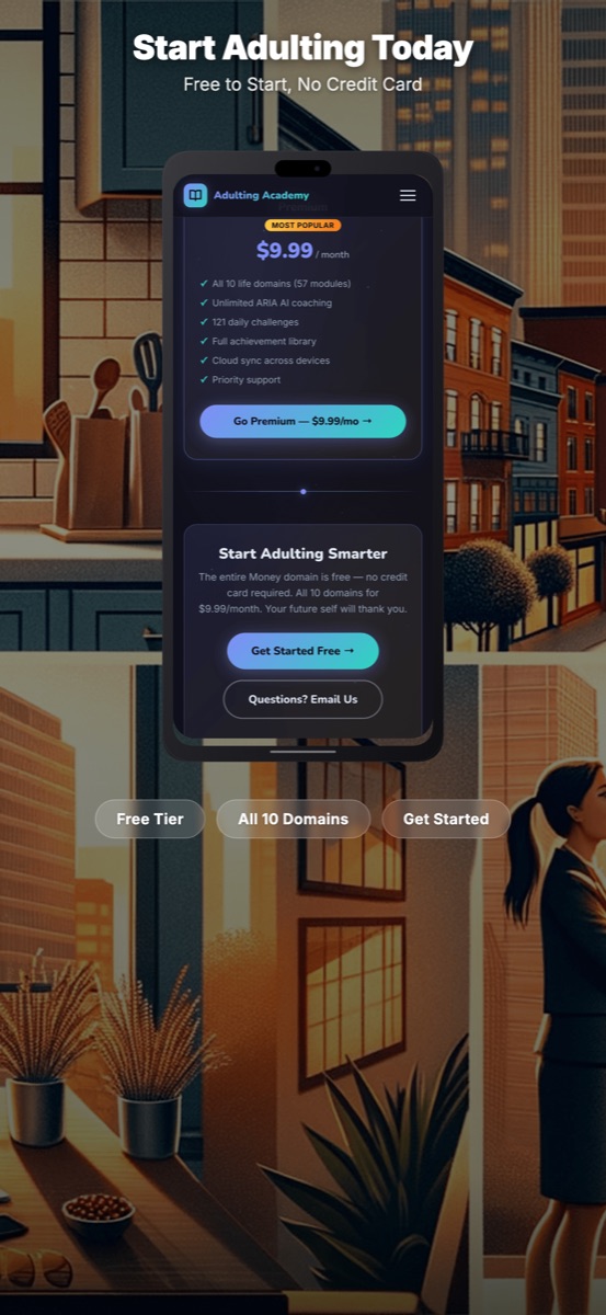 Adulting Academy achievements