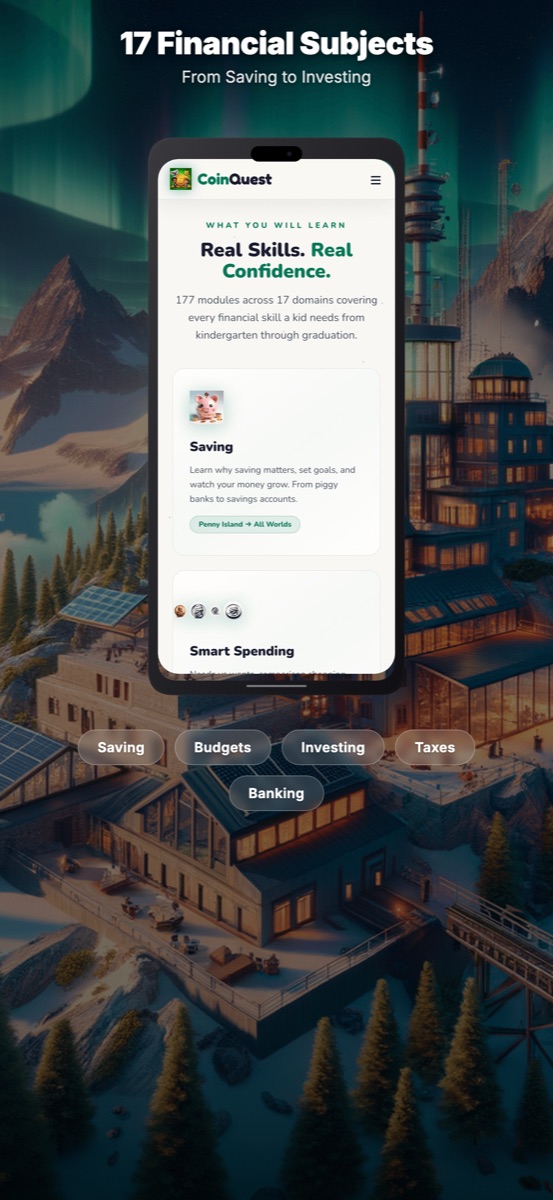 CoinQuest gamification rewards