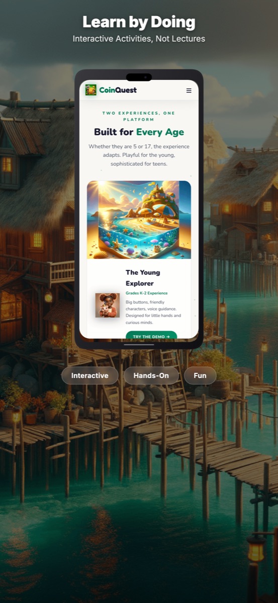 CoinQuest progress tracking