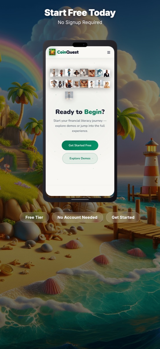 CoinQuest badge achievements